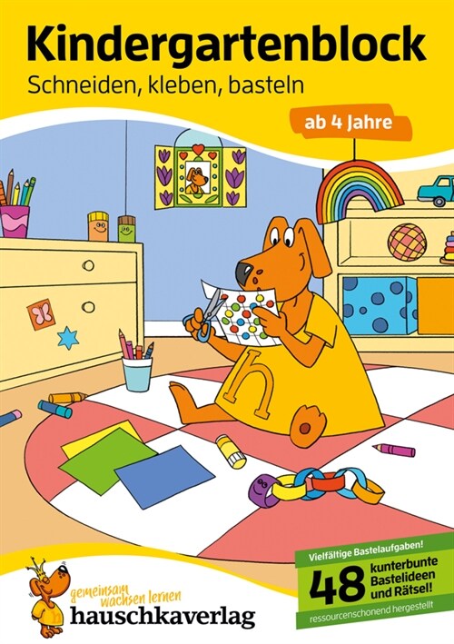 Kindergartenblock ab 4 Jahre - Schneiden, kleben, basteln (Paperback)