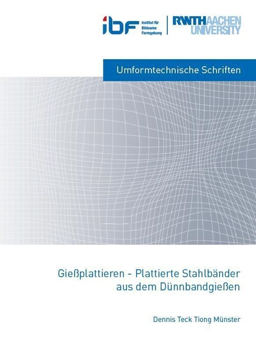 Gießplattieren - Plattierte Stahlbander aus dem Dunnbandgießen (Paperback)