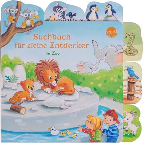 Suchbuch fur kleine Entdecker. Im Zoo (Board Book)