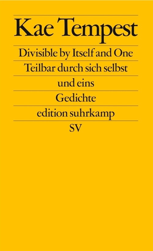 Divisible by Itself and One / Teilbar durch sich selbst und eins (Paperback)