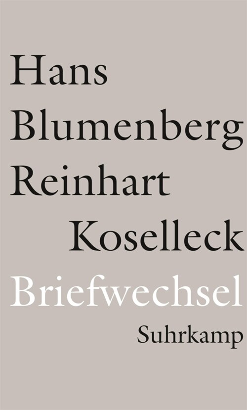 Briefwechsel 1965-1994 (Hardcover)