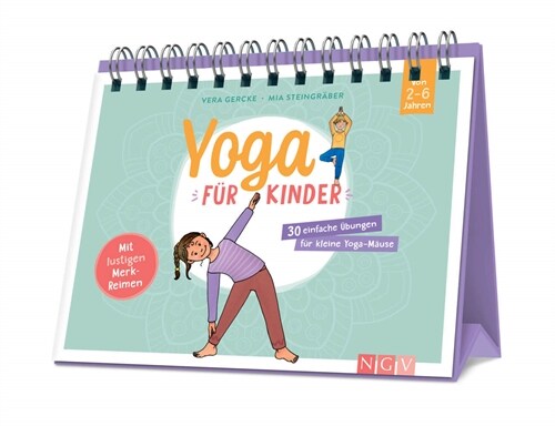 Yoga fur Kinder - 30 einfache Ubungen fur kleine Yoga-Mause von 2-6 Jahren (Hardcover)