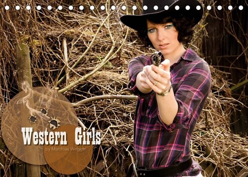 Western Girls (Tischkalender 2023 DIN A5 quer) (Calendar)