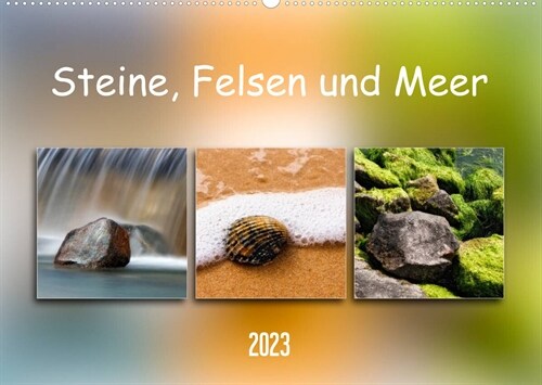 Steine, Felsen und Meer (Wandkalender 2023 DIN A2 quer) (Calendar)
