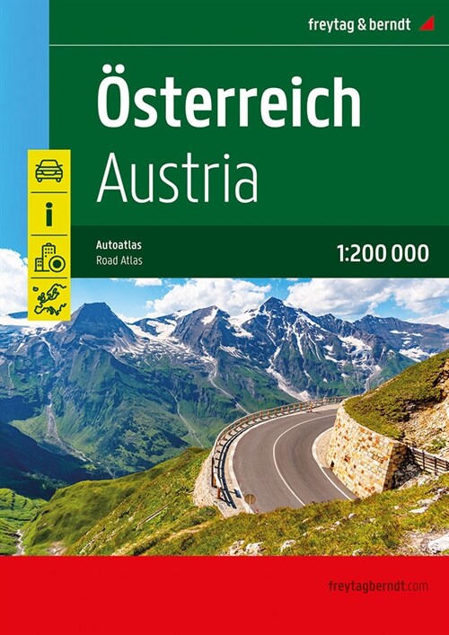 Osterreich, Autoatlas 1:200.000, freytag & berndt (Paperback)