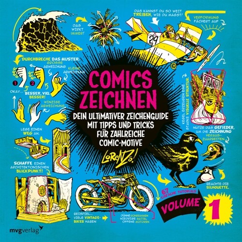 Comics zeichnen - 67 einfache Tutorials (Volume 1) (Hardcover)