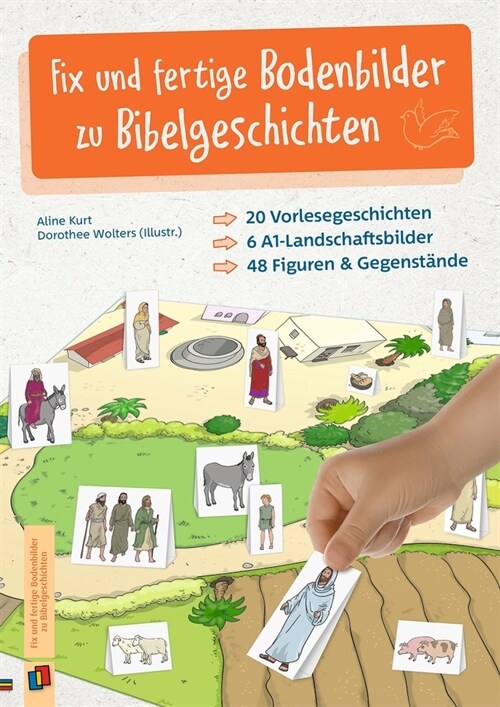 Fix und fertige Bodenbilder zu Bibelgeschichten (Poster)