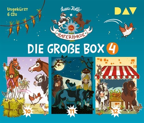 Die Haferhorde - Die große Box 4 (Teil 10-12), 6 Audio-CD (CD-Audio)