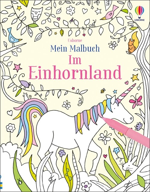 Mein Malbuch: Im Einhornland (Paperback)