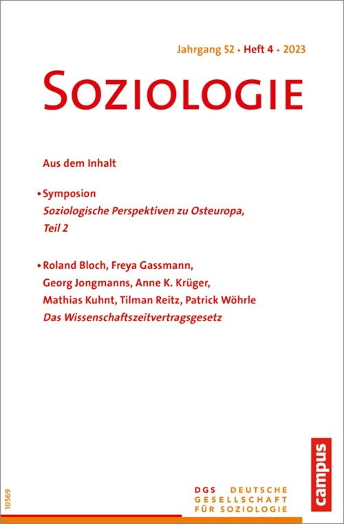 Soziologie 04/2023 (Paperback)