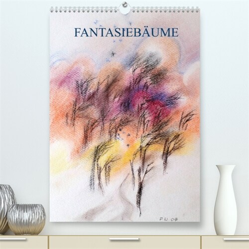 Fantasiebaume (Premium, hochwertiger DIN A2 Wandkalender 2023, Kunstdruck in Hochglanz) (Calendar)