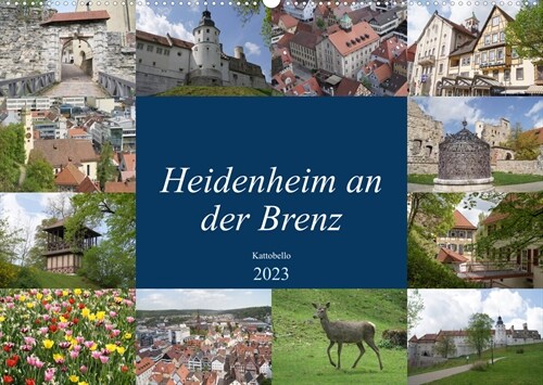 Heidenheim an der Brenz (Wandkalender 2023 DIN A2 quer) (Calendar)