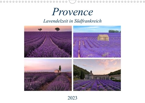 Provence, Lavendelzeit in Sudfrankreich (Wandkalender 2023 DIN A3 quer) (Calendar)