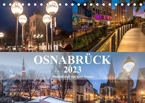 Stadtportrait Osnabruck (Tischkalender 2023 DIN A5 quer) (Calendar)