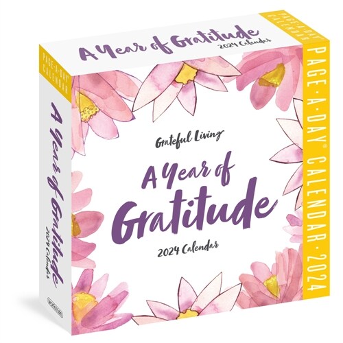 A Year of Gratitude Page-A-Day Calendar 2024 (Daily)