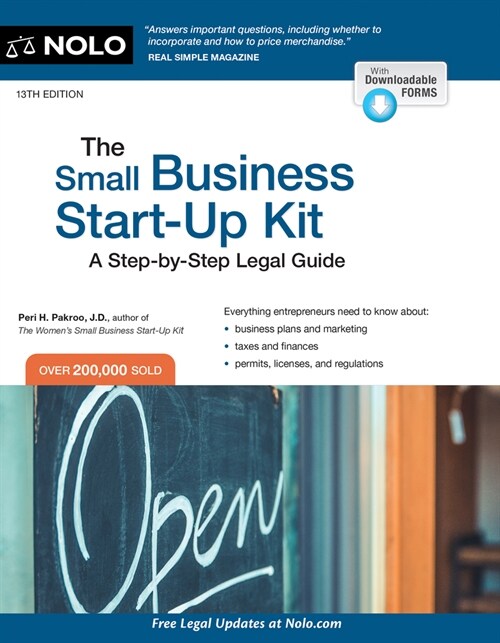 The Small Business Start-Up Kit: A Step-By-Step Legal Guide (Paperback, 13)