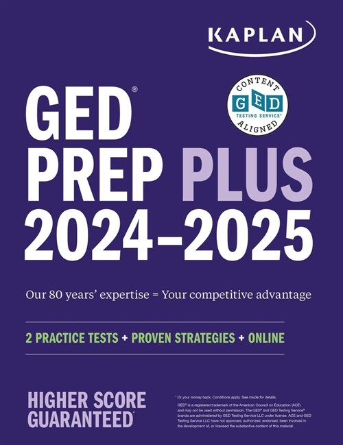GED Test Prep Plus 2024-2025: Includes 2 Full Length Practice Tests, 1000+ Practice Questions, and 60+ Online Videos (Paperback, Revised, Revise)