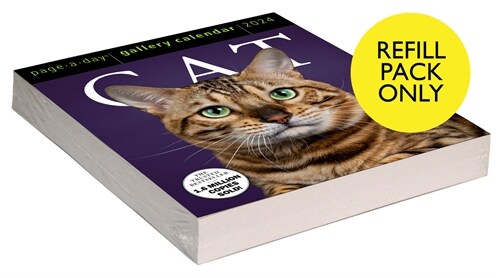 Cat Page-A-Day(r) Gallery Calendar Refill Pack 2024 (Daily)