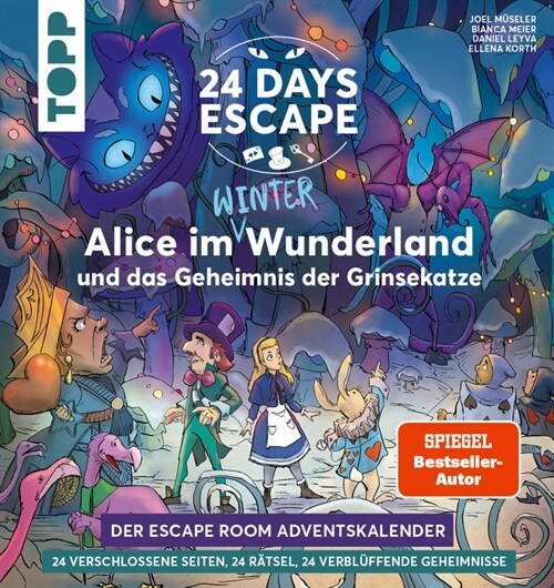 24 DAYS ESCAPE - Der Escape Room Adventskalender: Alice im Wunderland (Paperback)