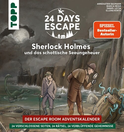 24 DAYS ESCAPE - Der Escape Room Adventskalender: Sherlock Holmes und das schottische Seeungeheuer (Paperback)