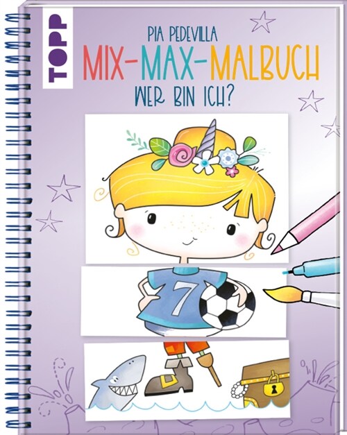 Mix-Max-Malbuch Wer bin ich (Hardcover)