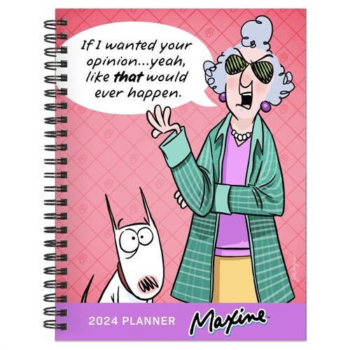 Cal 2024- Maxine Medium Weekly Monthly Planner (Other)