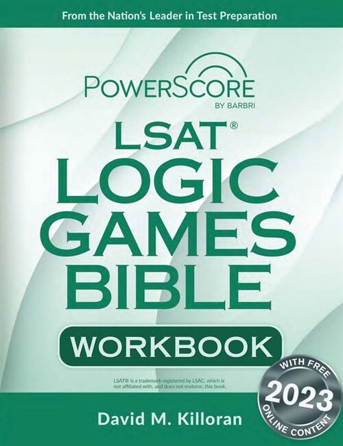 Powerscore LSAT Logic Games Bible Workbook (Paperback, 2023)