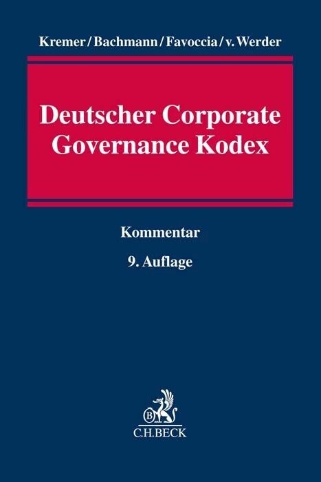 Deutscher Corporate Governance Kodex (Hardcover)