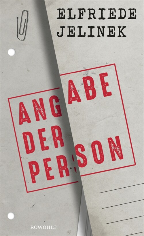 Angabe der Person (Hardcover)