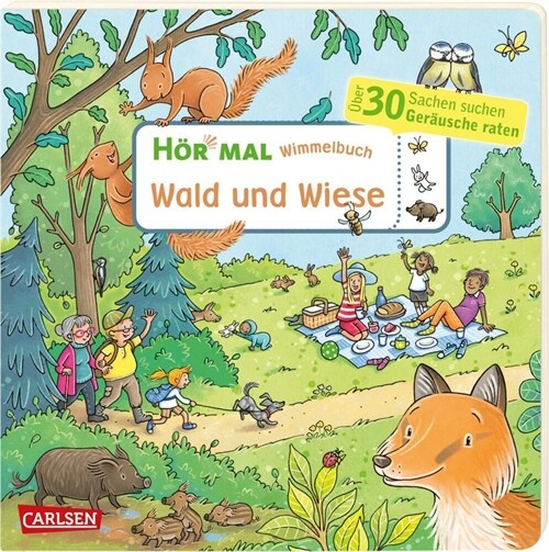 Hor mal (Soundbuch): Wimmelbuch: Wald und Wiese (Board Book)