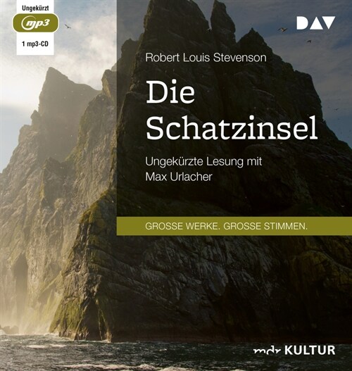 Die Schatzinsel, 1 Audio-CD, 1 MP3 (CD-Audio)