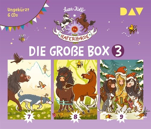 Die Haferhorde - Die große Box 3 (Teil 7-9), 6 Audio-CD (CD-Audio)