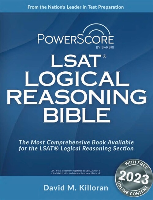 Powerscore LSAT Logical Reasoning Bible (Paperback, 2023)