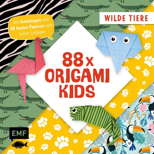 88 x Origami Kids - Wilde Tiere (Paperback)