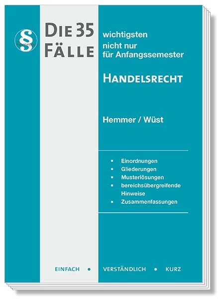 Die 35 wichtigsten Falle Handelsrecht (Book)