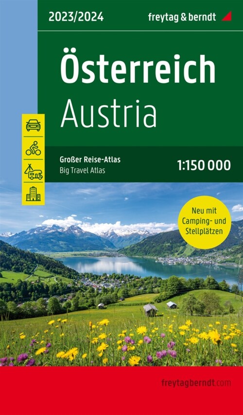 Osterreich, Autoatlas 1:150.000, freytag & berndt (Hardcover)