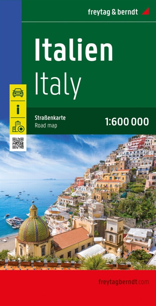 Italien, Straßenkarte 1:600.000, freytag & berndt (Sheet Map)