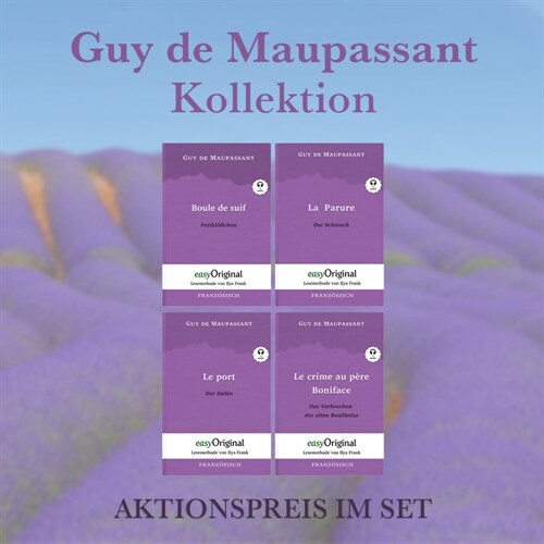 Guy de Maupassant Kollektion (mit kostenlosem Audio-Download-Link), 4 Teile (WW)