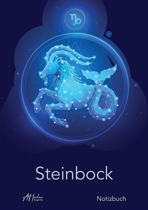 Sternzeichen Steinbock Notizbuch | Designed by Alfred Herler (Hardcover)