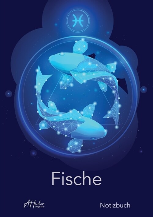 Sternzeichen Fische Notizbuch | Designed by Alfred Herler (Hardcover)