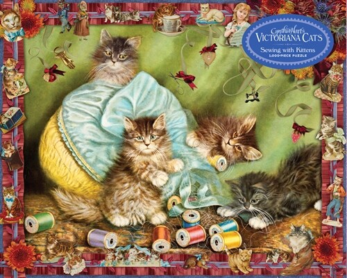 Cynthia Harts Victoriana Cats: Sewing with Kittens 1,000-Piece Puzzle (Other)