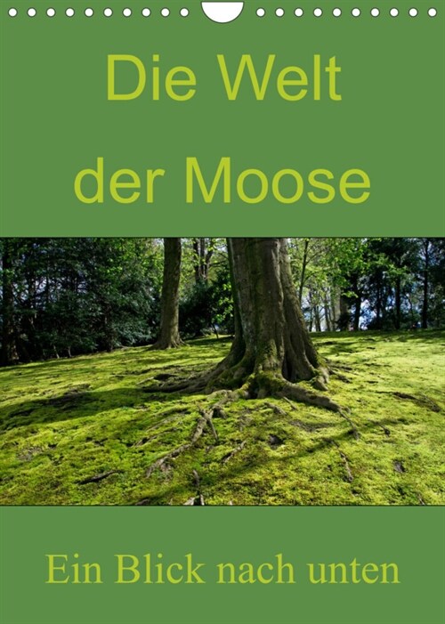 Die Welt der Moose. Ein Blick nach unten (Wandkalender 2023 DIN A4 hoch) (Calendar)