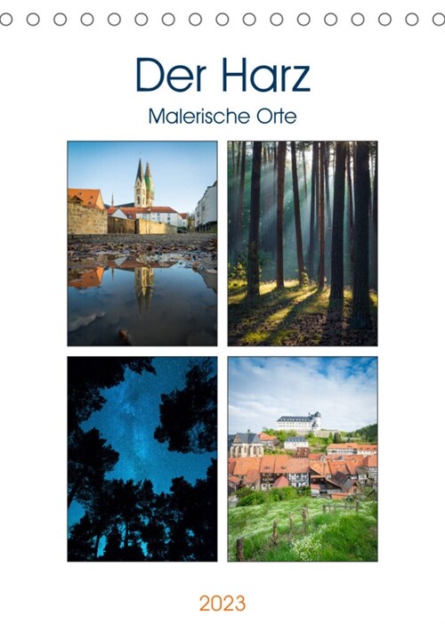 Der Harz - Malerische Orte (Tischkalender 2023 DIN A5 hoch) (Calendar)