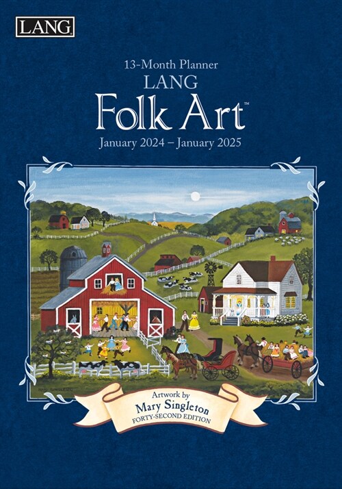 Lang Folk Art(tm) 2024 Monthly Planner (Other)