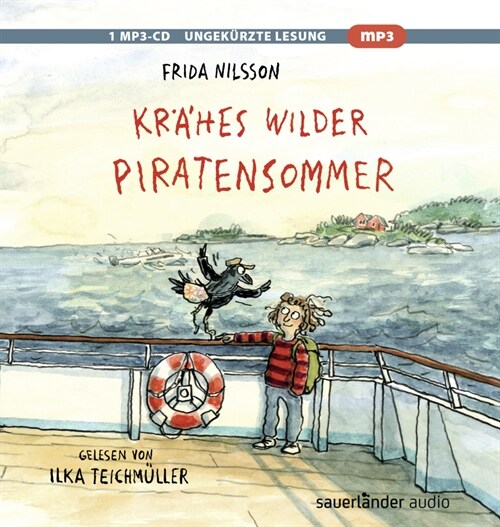 Krahes wilder Piratensommer, 1 Audio-CD, 1 MP3 (CD-Audio)