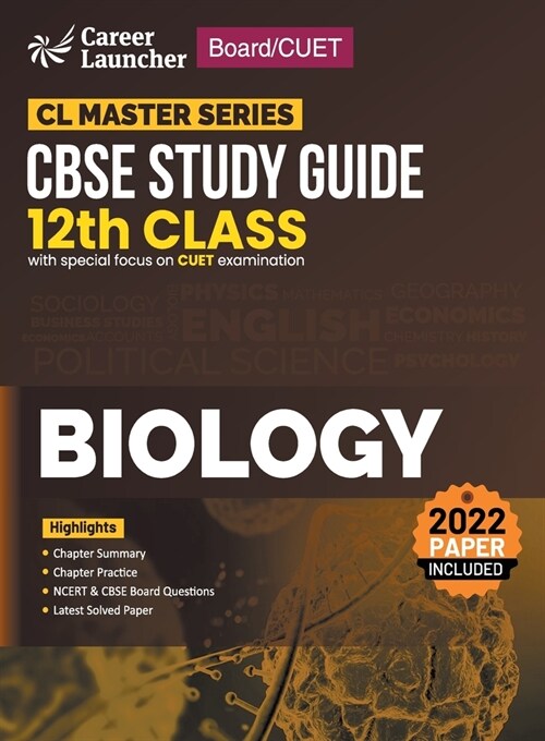 Board plus CUET 2023 CL Master Series - CBSE Study Guide - Class 12 - Biology (Paperback)