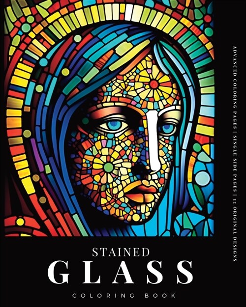 Stained Glass (Coloring Book) (Paperback)