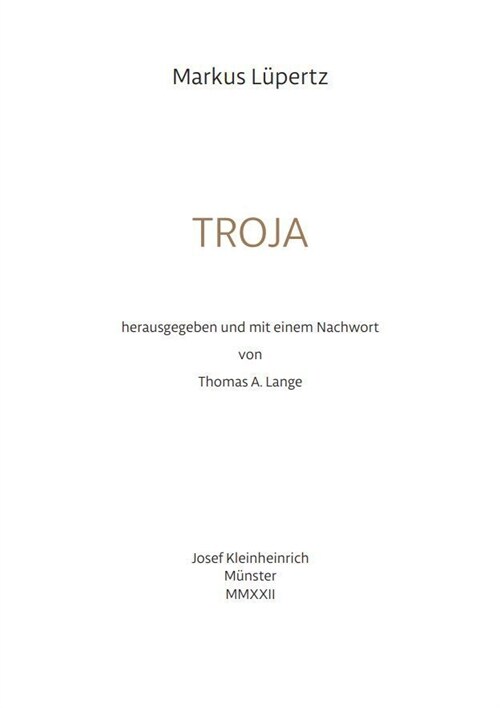 TROJA (Hardcover)