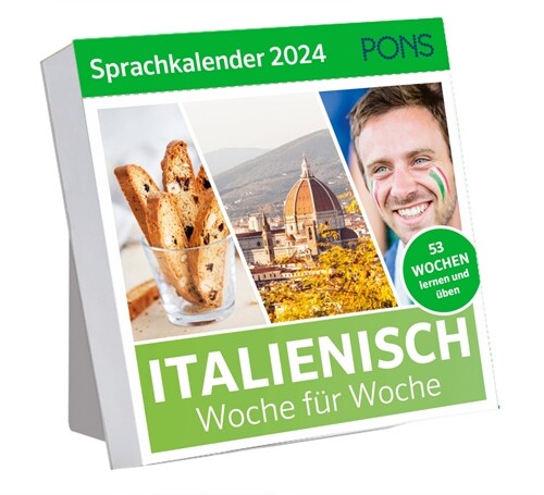 PONS Sprachkalender 2024 Italienisch (Paperback)