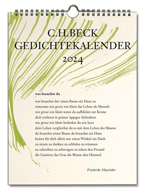 C.H. Beck Gedichtekalender (Calendar)